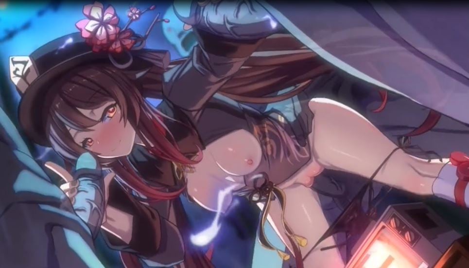 [原神] 胡桃夹子爆操骚穴，极品巨乳内射颜射