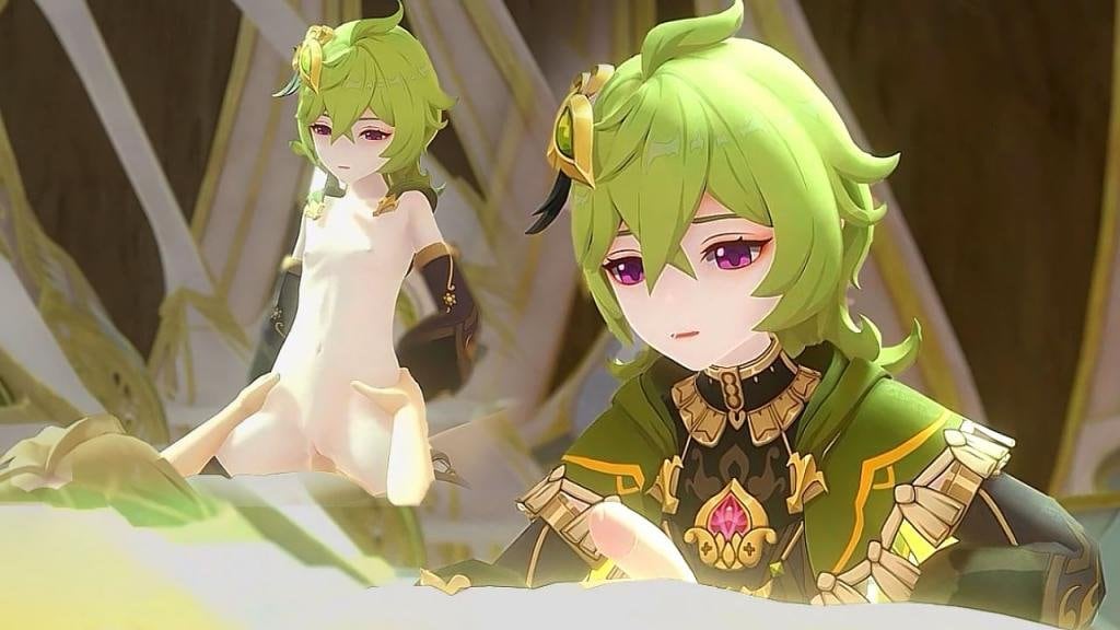 【3D】原神AKT-萌萌的柯莱被骑乘后入内射